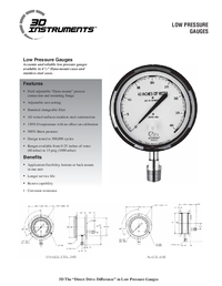 Thumbnail of document Data Sheet - Low Pressure Gauge